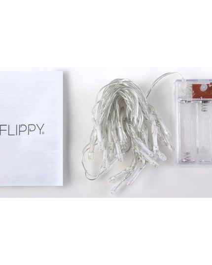 Instalatie de Craciun cu Baterii Tip Liniar, 2 jocuri de lumini, Fir