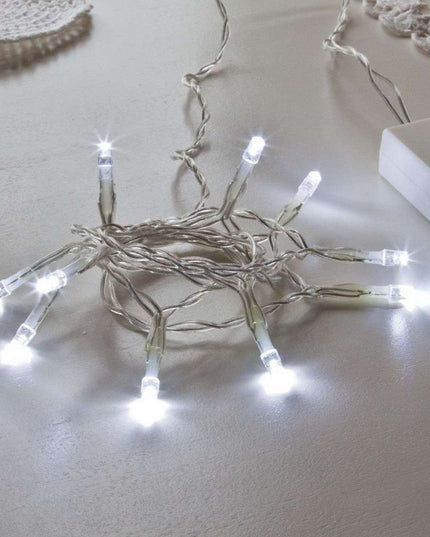 Instalatie de Craciun cu Baterii Tip Liniar, 2 jocuri de lumini, Fir