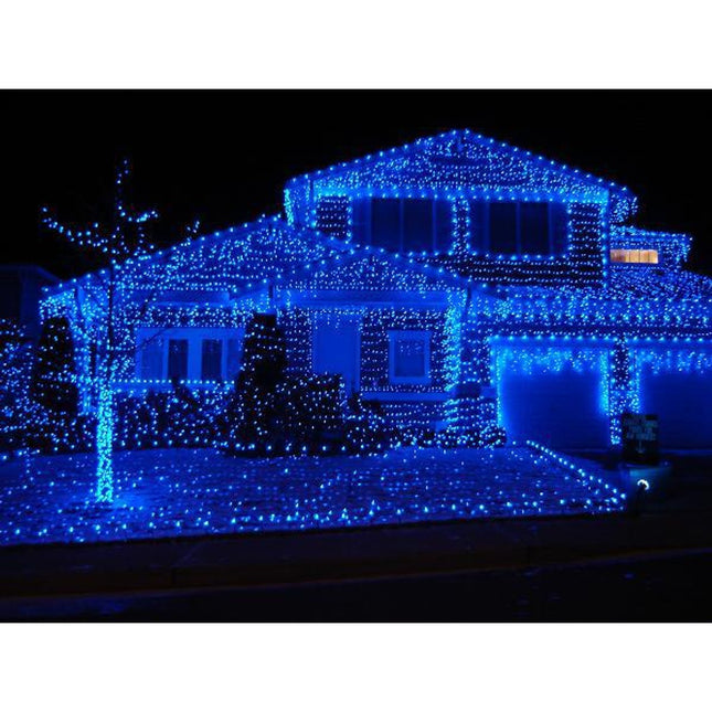 Instalatie de Craciun cu Baterii Tip Liniar, 2 jocuri de lumini, Fir