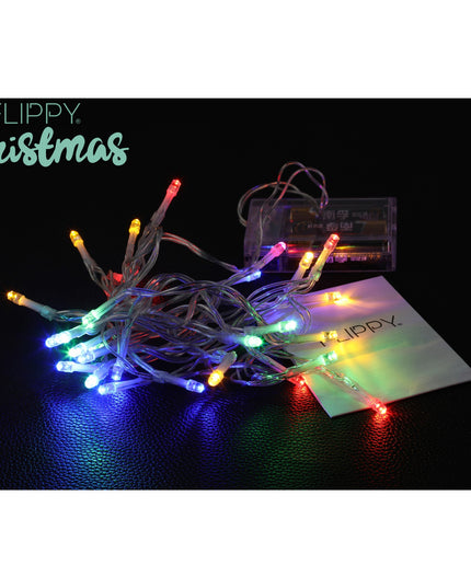 Instalatie de Craciun, Liniara,Baterii, 10 LED-uri