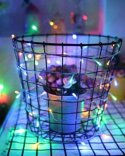 Instalatie de Craciun, Liniara,Baterii, 10 LED-uri