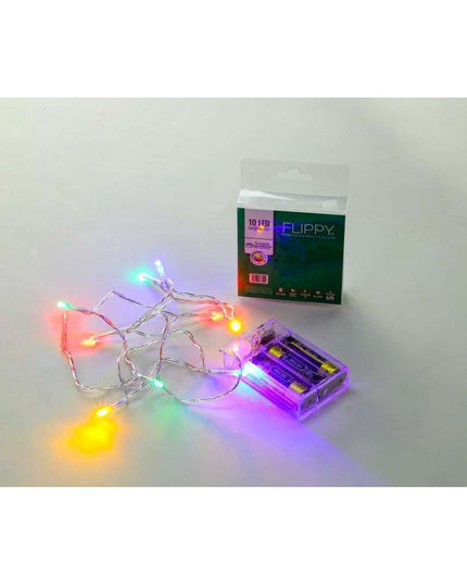 Instalatie de Craciun, Liniara,Baterii, 10 LED-uri