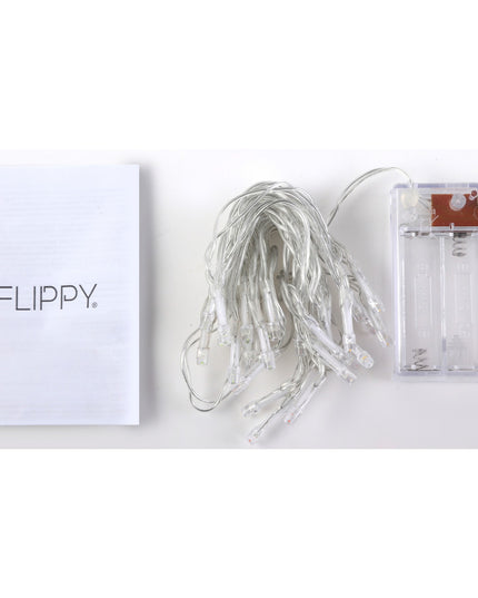 Instalatie de Craciun cu Baterii Tip Liniar, 2 jocuri de lumini, Fir