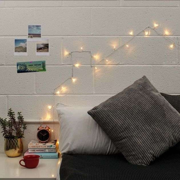 Instalatie de Craciun cu Baterii Tip Liniar, 2 jocuri de lumini, Fir