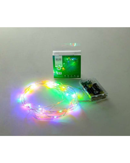 Instalatie de Craciun cu Baterii Tip Liniar, 2 jocuri de lumini, Fir