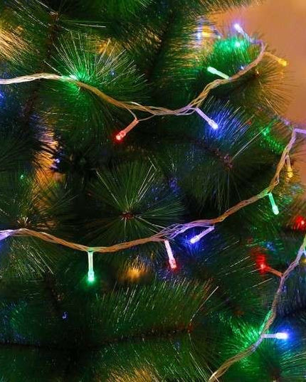 Instalatie de Craciun cu Baterii Tip Liniar, 2 jocuri de lumini, Fir