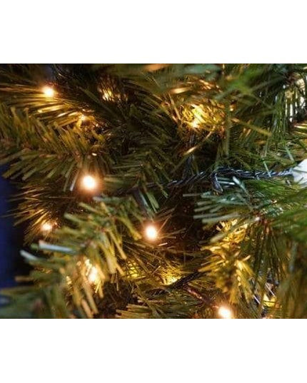 Instalatie de Craciun cu Baterii Tip Liniar, 2 jocuri de lumini, Fir