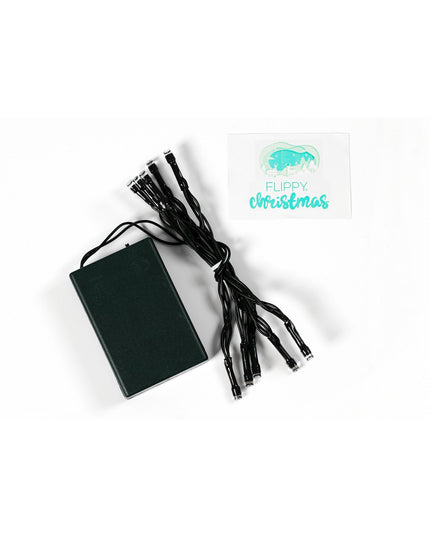 Instalatie de Craciun cu Baterii Tip Liniar, 2 jocuri de lumini, Fir