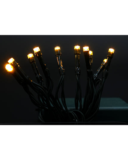 Instalatie de Craciun cu Baterii Tip Liniar, 2 jocuri de lumini, Fir