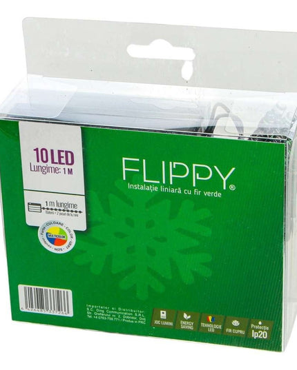 Instalatie de Craciun cu Baterii Tip Liniar, 2 jocuri de lumini, Fir