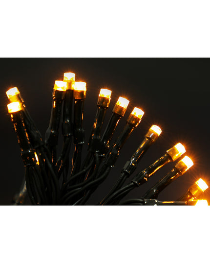 Instalatie de Craciun cu Baterii Tip Liniar, 2 jocuri de lumini, Fir