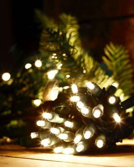 Instalatie de Craciun cu Baterii Tip Liniar, 2 jocuri de lumini, Fir