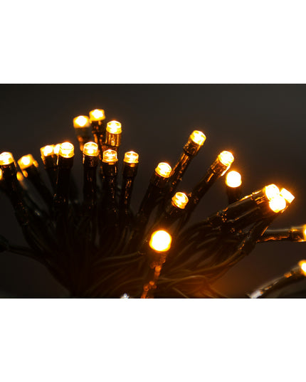 Instalatie de Craciun cu Baterii Tip Liniar, 2 jocuri de lumini, Fir