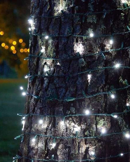 Instalatie de Craciun cu Baterii Tip Liniar, 2 jocuri de lumini, Fir
