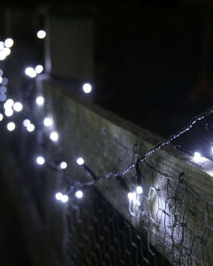 Instalatie de Craciun cu Baterii Tip Liniar, 2 jocuri de lumini, Fir