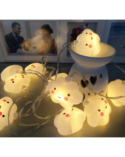 Instalatie de Craciun cu Baterii Tip Sir 10 LED -uri Norisor