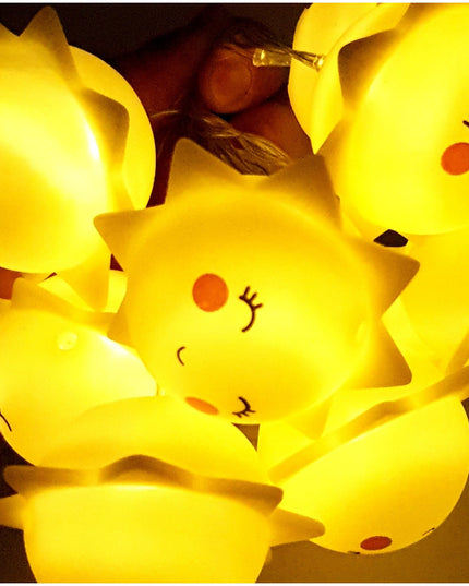 Instalatie de Craciun cu Baterii Tip Sir 10 LED -uri Soare