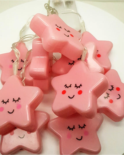 Instalatie de Craciun cu Baterii Tip Sir 10 LED -uri Stelute