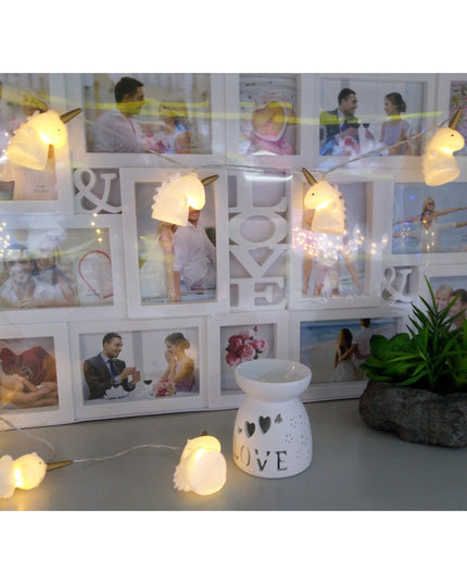 Instalatie de Craciun cu Baterii Tip Sir 10 LED -uri Unicorn