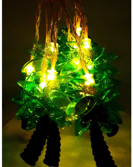 Instalatie de Craciun cu Baterii Tip Sir LED -uri Palmier
