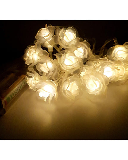 Instalatie de Craciun cu Baterii Tip Sir 20 LED -uri Flori