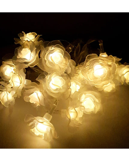 Instalatie de Craciun cu Baterii Tip Sir 20 LED -uri Flori