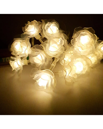 Instalatie de Craciun cu Baterii Tip Sir 20 LED -uri Flori