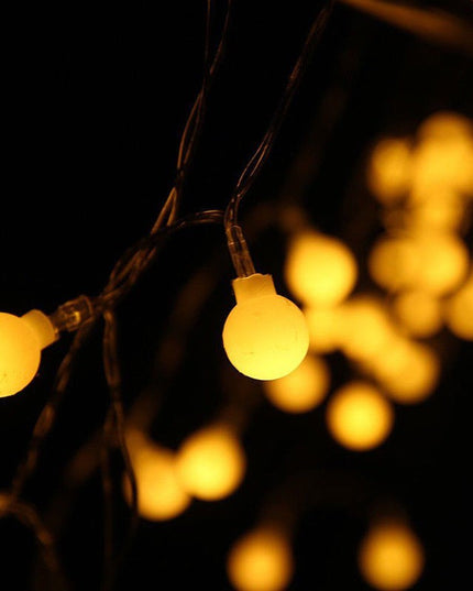 Instalatie de Craciun cu Baterii Tip Sir 20 LED -uri Globuri