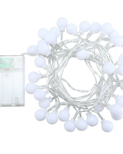 Instalatie de Craciun cu Baterii Tip Sir 20 LED -uri Globuri