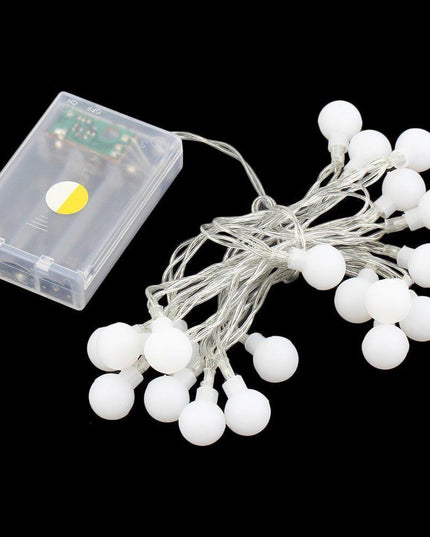 Instalatie de Craciun cu Baterii Tip Sir 20 LED -uri Globuri