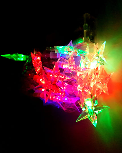 Instalatie de Craciun cu Baterii Tip Sir 20 LED -uri Stea