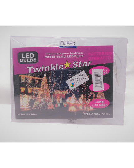 Instalatie de Craciun cu Baterii Tip Sir 8 Becuri Luminoase