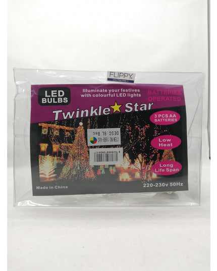 Instalatie de Craciun cu Baterii Tip Sir 8 Stelute Luminoase