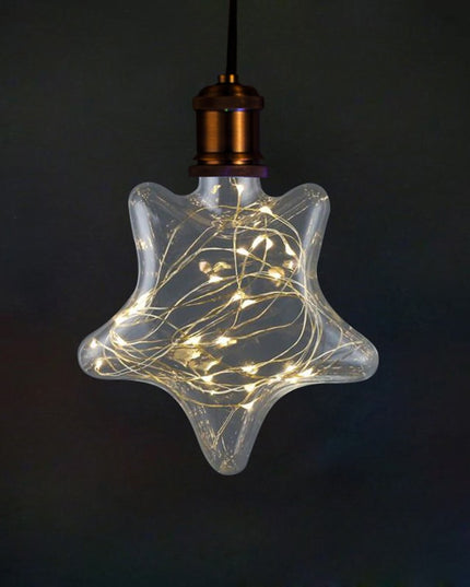 Instalatie de Craciun cu Baterii Tip Sir 8 Stelute Luminoase