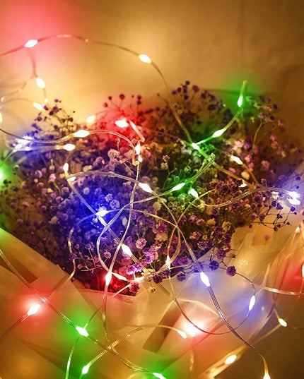 Instalatie de Craciun liniara, cu 200 micro LED-uri,220V, conectare la retea, cu 8 jocuri de lumini, interior/exterior, fir