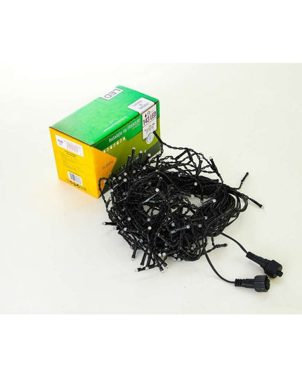 Instalatie de Craciun ® Tip Franjuri, 8 jocuri de lumini cu transformator,1001 LED-uri, Interconectabila, Fir