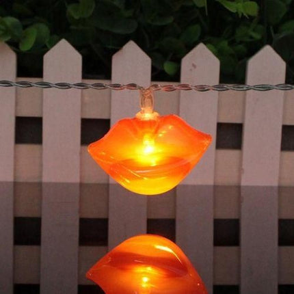 Instalatie de Craciun, ®, Tip Sir cu Baterii,10 LED-uri, Model Buze