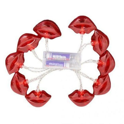 Instalatie de Craciun, ®, Tip Sir cu Baterii,10 LED-uri, Model Buze