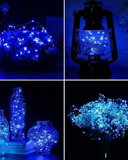 Instalatie de Craciun, ®, Tip Sir cu Baterii,30 LED-uri, Fir de Cupru