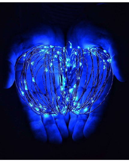 Instalatie de Craciun, ®, Tip Sir cu Baterii,30 LED-uri, Fir de Cupru