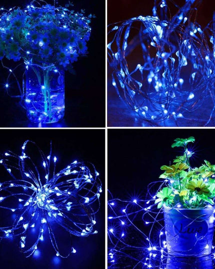 Instalatie de Craciun, ®, Tip Sir cu Baterii,30 LED-uri, Fir de Cupru