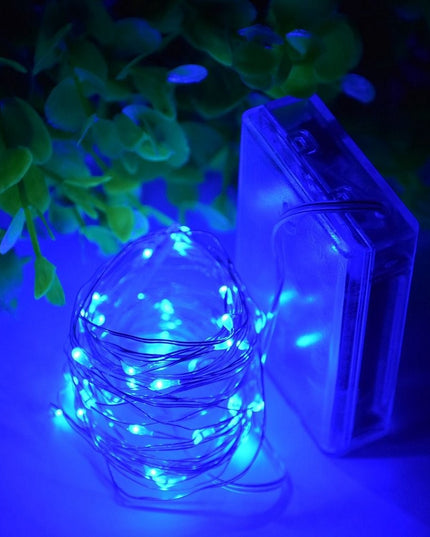 Instalatie de Craciun, ®, Tip Sir cu Baterii,30 LED-uri, Fir de Cupru