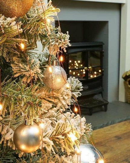 Instalatie de Craciun, Liniara,Baterii, 200 LED-uri