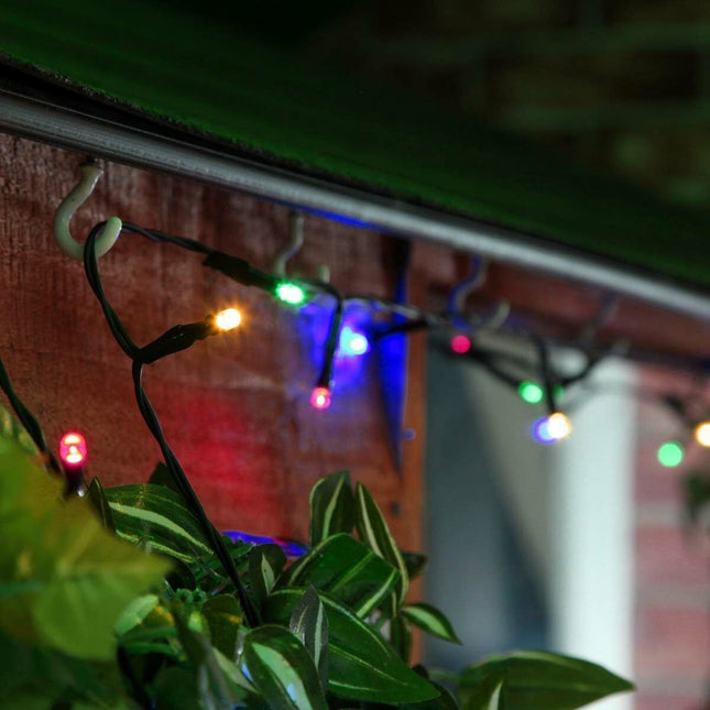 Instalatie de Craciun liniara Yoto,din care cablu priza 220V, 200 LED, 8 jocuri de lumini, controler, fir