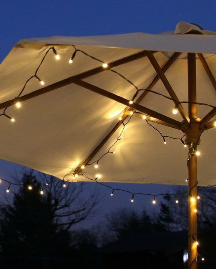 Instalatie de Craciun Liniara Yoto,din care Prelungitor 220V, 300 LED, 8 jocuri de lumini, Controler, Utilizare Interior/Exterior, Fir