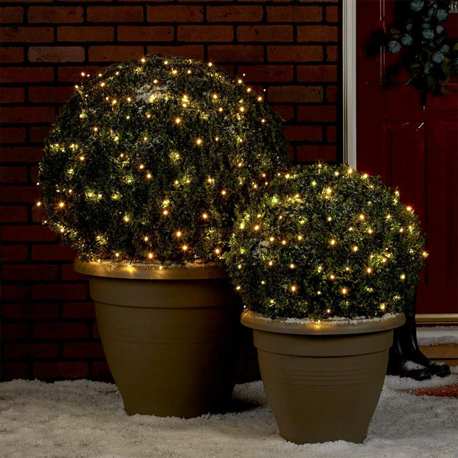 Instalatie de Craciun liniara Yoto,din care cablu priza 220V, 300 LED, 8 jocuri de lumini, controler, fir