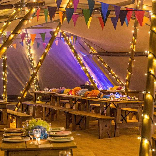 Instalatie de Craciun Liniara Yoto,Prelungitor 220V, 498 LED, 8 Jocuri de Lumini, Controler, Fir