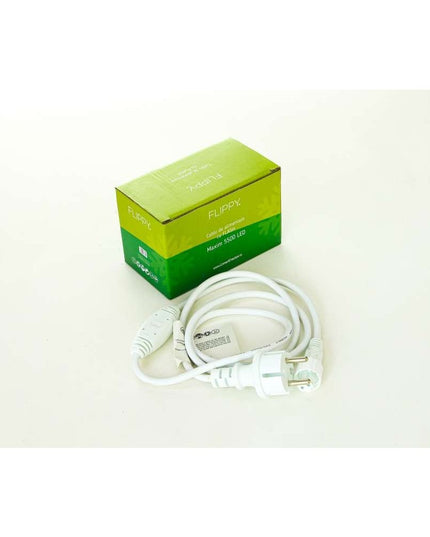 Instalatie de Craciun Premium ® Tip Franjuri, Flash, cu transformator,2400 LED-uri, Interconectabila, Fir