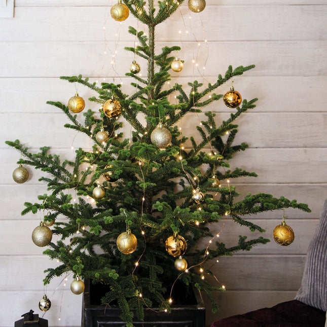 Instalatie de Craciun Tip Sir cu Baterii Fir Cupru 50 LED -uri