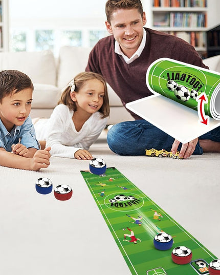 Joc Interactiv, Covor de Fotbal 90 x 20 cm, 1-4 Jucatori, +5 Ani, 6 Mingi Incluse